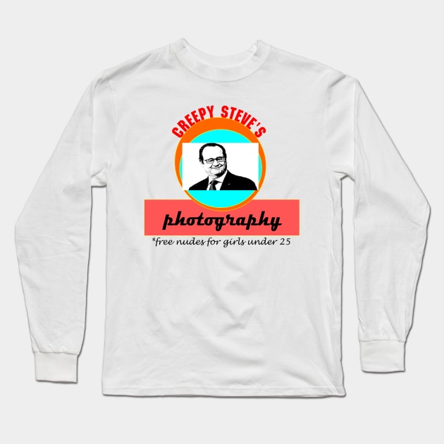 creepy Steve's photography Long Sleeve T-Shirt by Tee_Graphica